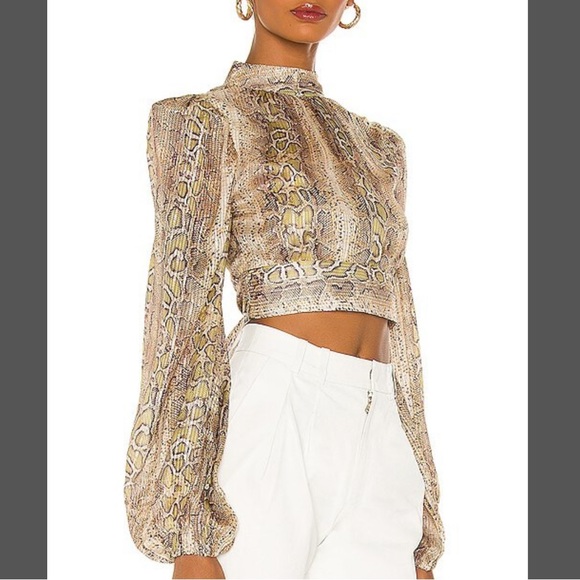 ROCOCO SAND Rhea Mini Skirt set in Snake Multi - Picture 5 of 16